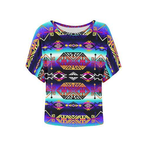 Trade Route Master Batwing Blouse – Women's Top by 49 Dzine