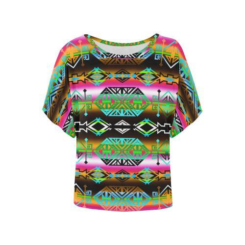 Trade Route North Batwing Blouse – Women's Top by 49 Dzine