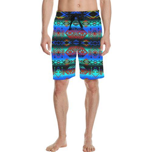 Trade Route Plains Men's All Over Print Casual Shorts (Model L23) Men's Casual Shorts (L23) e-joyer 