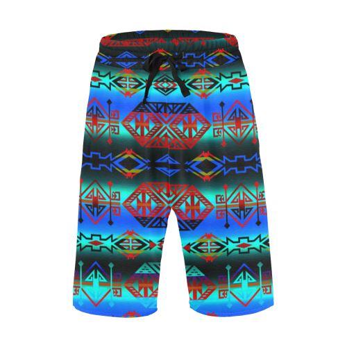 Trade Route Plains Men's All Over Print Casual Shorts (Model L23) Men's Casual Shorts (L23) e-joyer 