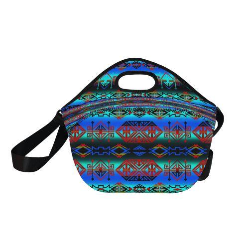 Trade Route Plains Neoprene Lunch Bag/Large (Model 1669) Neoprene Lunch Bag/Large (1669) e-joyer 