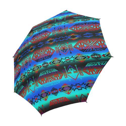 Trade Route Plains Semi-Automatic Foldable Umbrella Semi-Automatic Foldable Umbrella e-joyer 