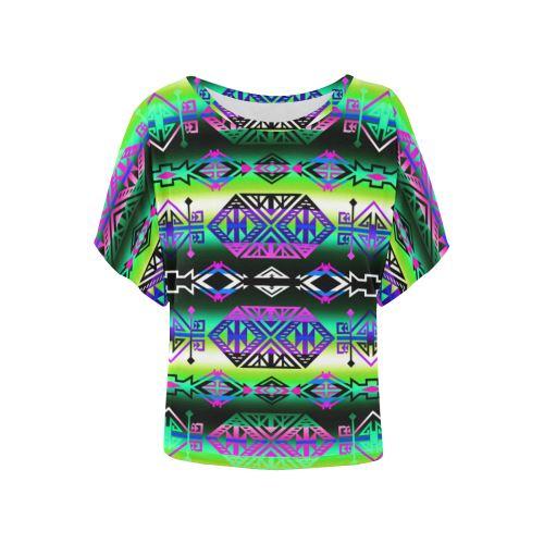 Trade Route South Batwing Blouse – Women's Top by 49 Dzine