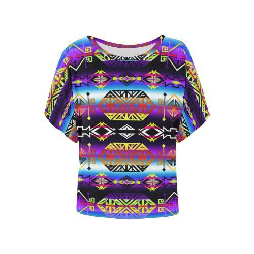Trade Route West Batwing Blouse – Women's Top by 49 Dzine