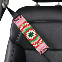 Load image into Gallery viewer, Tropical Forest Star Quilt Car Seat Belt Cover 7&#39;&#39;x12.6&#39;&#39; Car Seat Belt Cover 7&#39;&#39;x12.6&#39;&#39; e-joyer 
