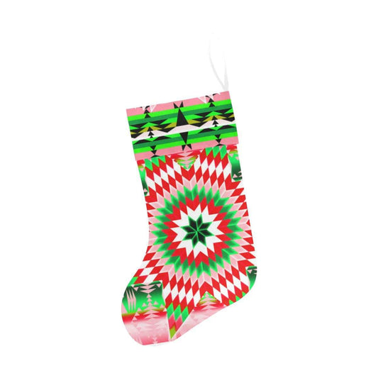 Tropical Forest Star Quilt Christmas Stocking Christmas Stocking e-joyer 