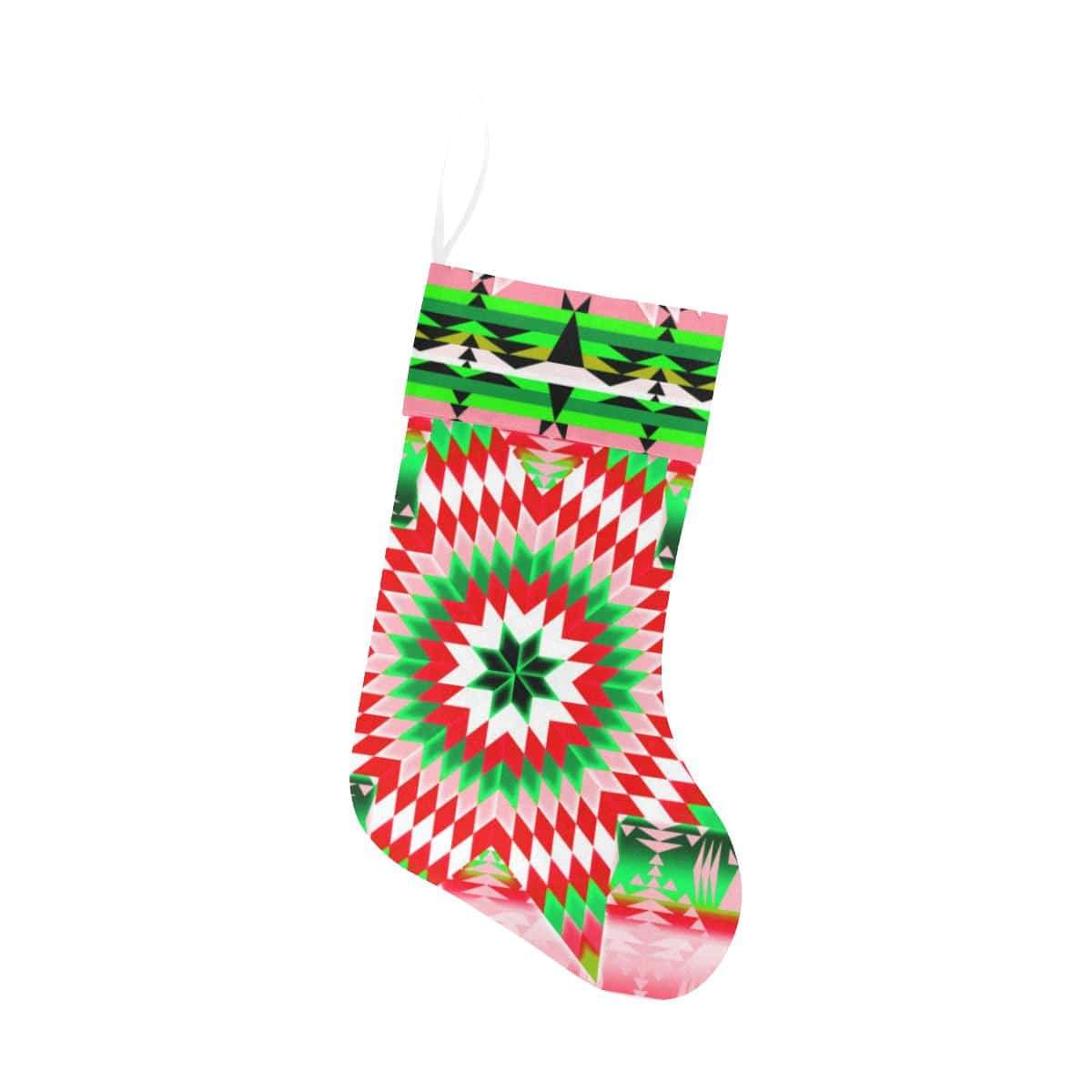 Tropical Forest Star Quilt Christmas Stocking Christmas Stocking e-joyer 