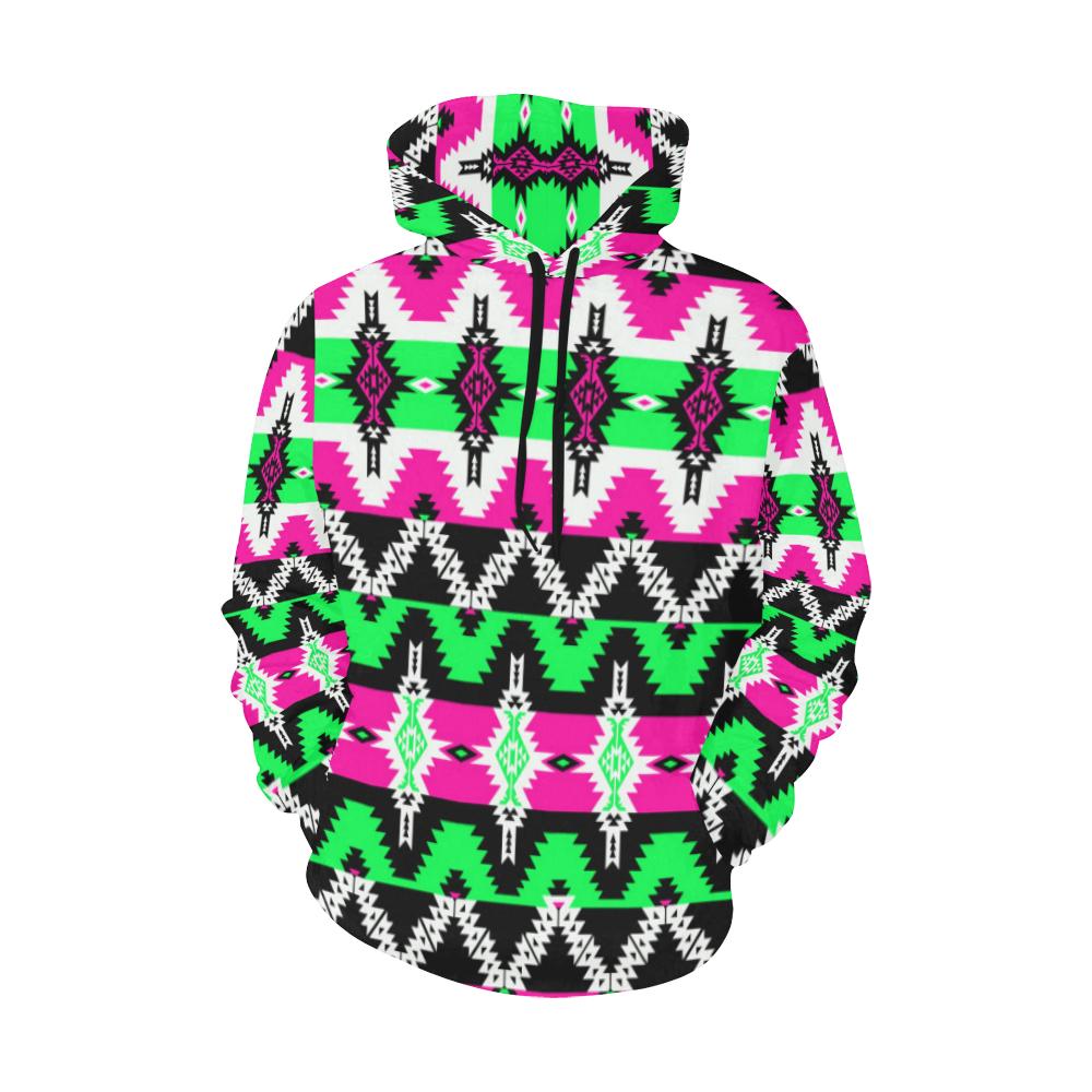 Two Spirit Ceremony All Over Print Hoodie for Women (USA Size) (Model H13) All Over Print Hoodie for Women (H13) e-joyer 