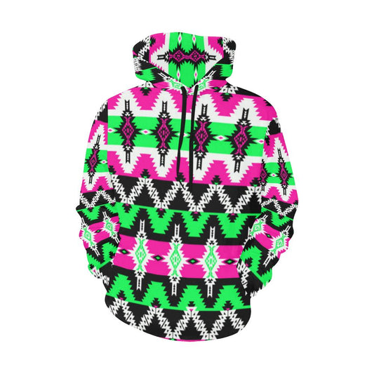 Two Spirit Ceremony All Over Print Hoodie for Women (USA Size) (Model H13) All Over Print Hoodie for Women (H13) e-joyer 