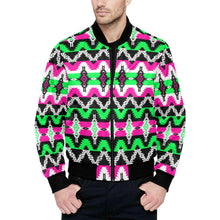 Load image into Gallery viewer, Two Spirit Ceremony All Over Print Quilted Bomber Jacket for Men (Model H33) All Over Print Quilted Jacket for Men (H33) e-joyer 
