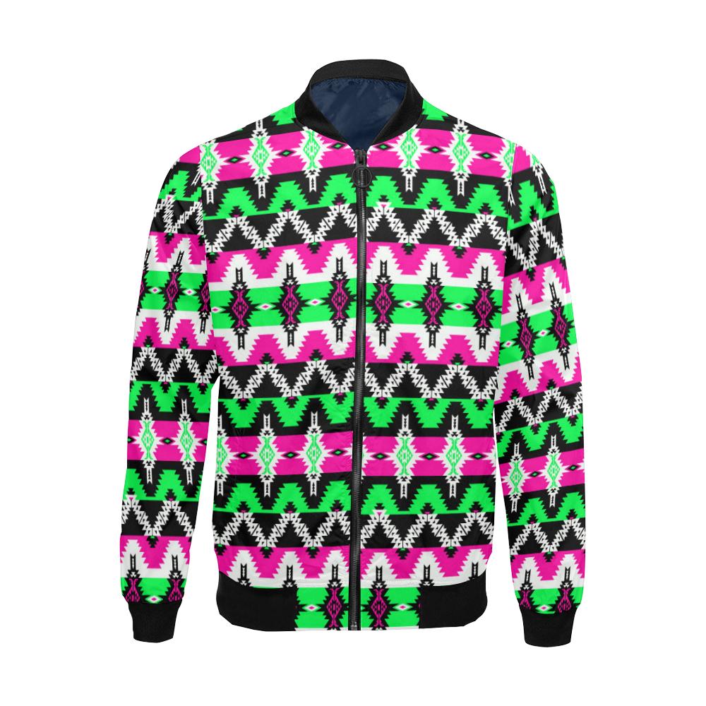 Two Spirit Ceremony Bomber Jacket by 49 Dzine