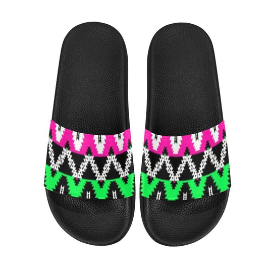 Two Spirit Ceremony Women's Slide Sandals (Model 057) Women's Slide Sandals (057) e-joyer 