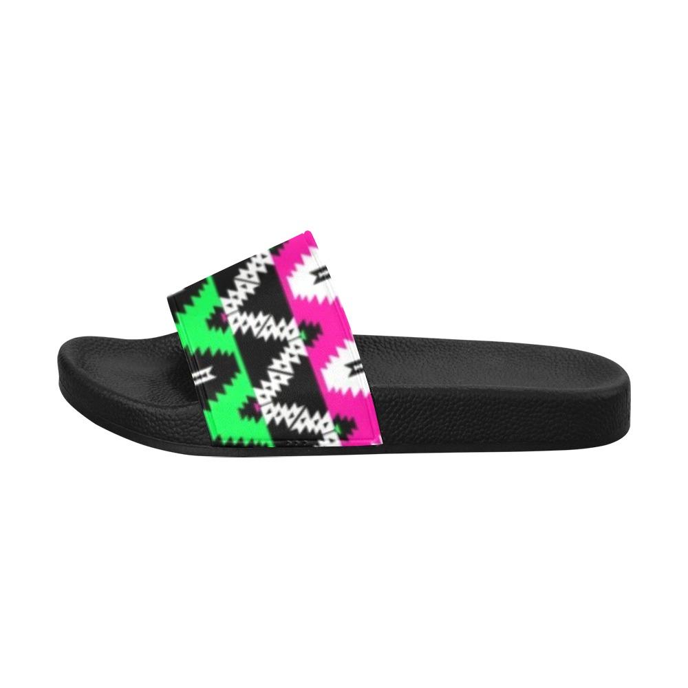 Two Spirit Ceremony Women's Slide Sandals (Model 057) Women's Slide Sandals (057) e-joyer 