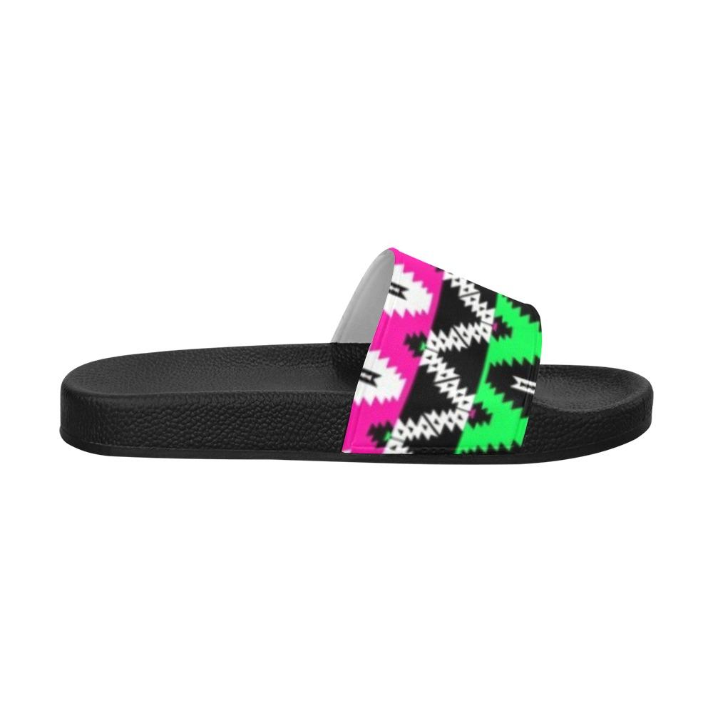 Two Spirit Ceremony Women's Slide Sandals (Model 057) Women's Slide Sandals (057) e-joyer 