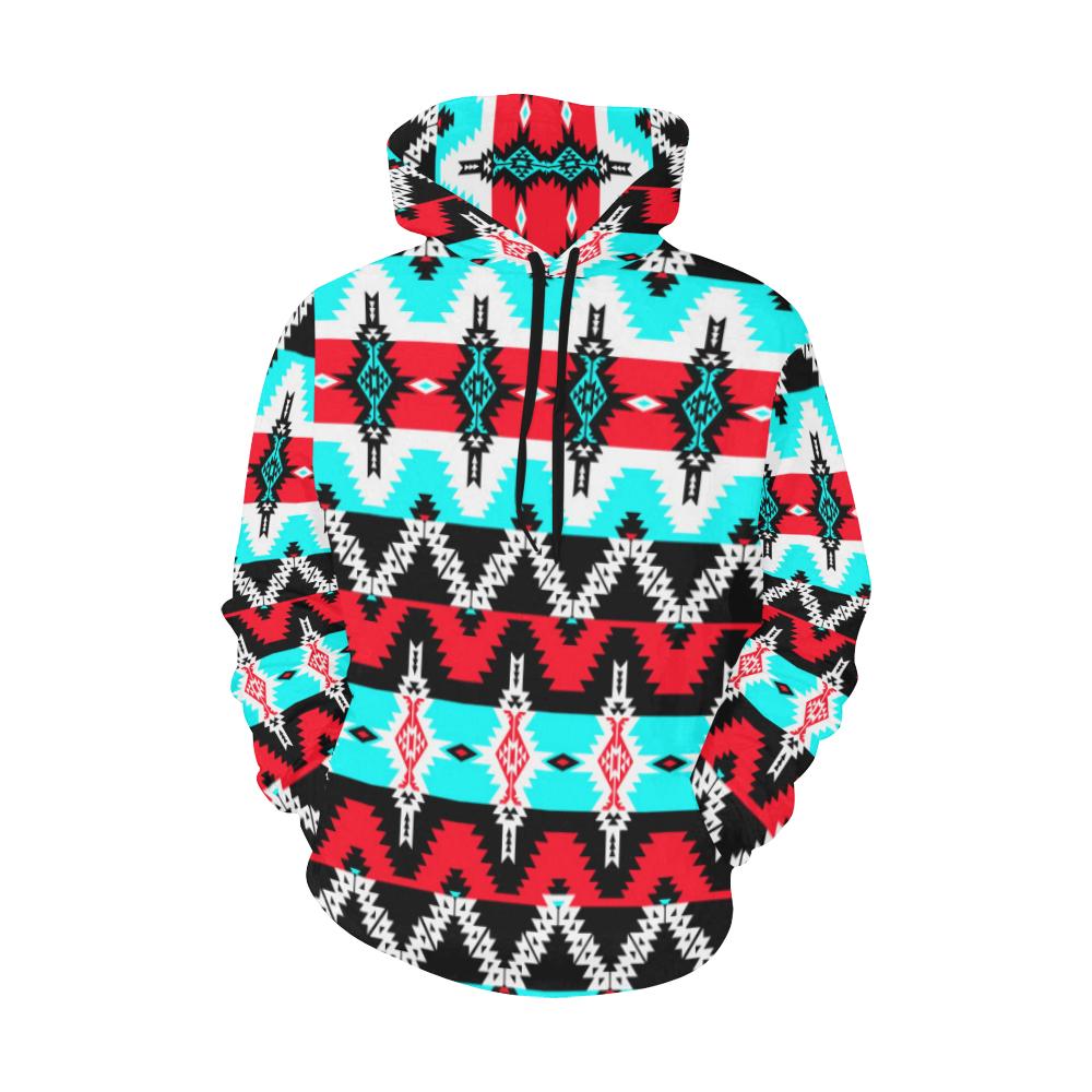 Two Spirit Dance All Over Print Hoodie for Women (USA Size) (Model H13) All Over Print Hoodie for Women (H13) e-joyer 