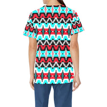 Load image into Gallery viewer, Two Spirit Dance All Over Print Scrub Top Scrub Top e-joyer 
