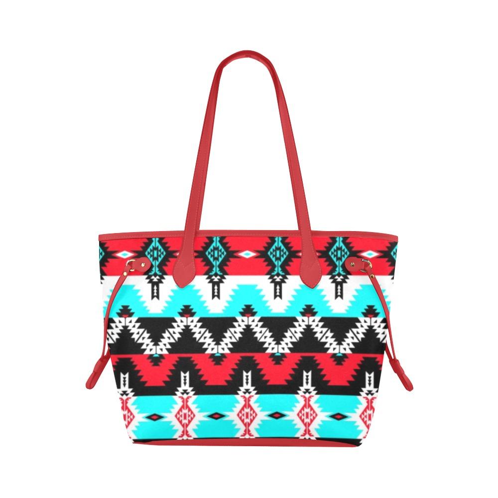 Two Spirit Dance Clover Canvas Tote Bag (Model 1661) Clover Canvas Tote Bag (1661) e-joyer 