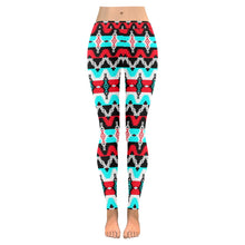 Load image into Gallery viewer, Two Spirit Dance Low Rise Leggings (Invisible Stitch) (Model L05) Low Rise Leggings (Invisible Stitch) (L05) e-joyer 
