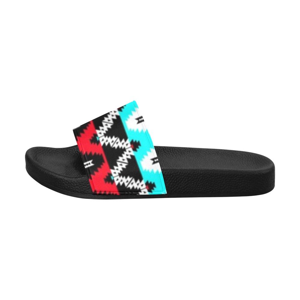 Two Spirit Dance Men's Slide Sandals (Model 057) Men's Slide Sandals (057) e-joyer 