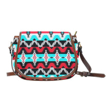 Load image into Gallery viewer, Two Spirit Dance Saddle Bag/Small (Model 1649) Full Customization bag e-joyer 
