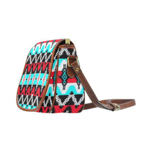 Load image into Gallery viewer, Two Spirit Dance Saddle Bag/Small (Model 1649) Full Customization bag e-joyer 
