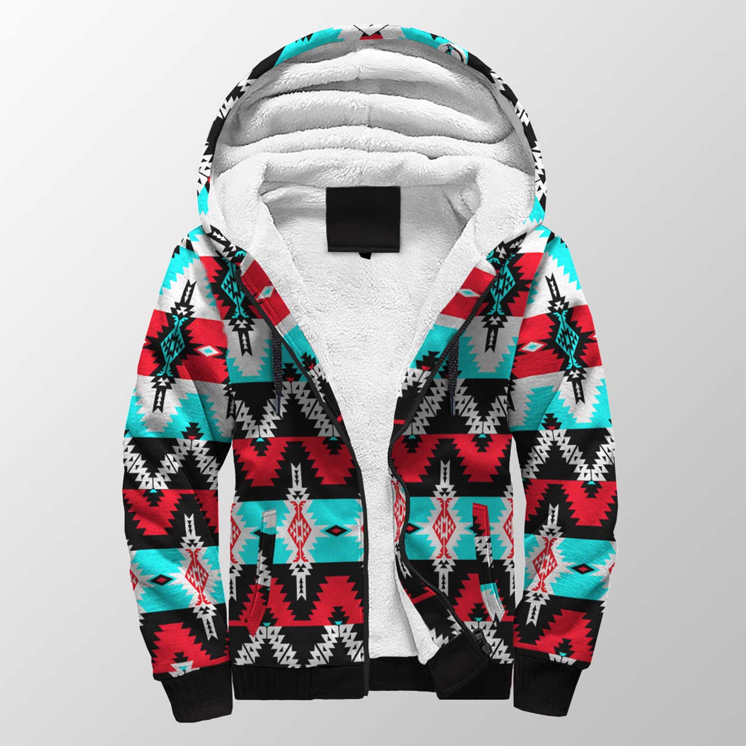 Two Spirit Dance Sherpa Hoodie 49 Dzine 