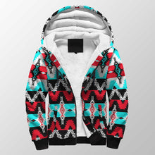 Load image into Gallery viewer, Two Spirit Dance Sherpa Hoodie 49 Dzine 
