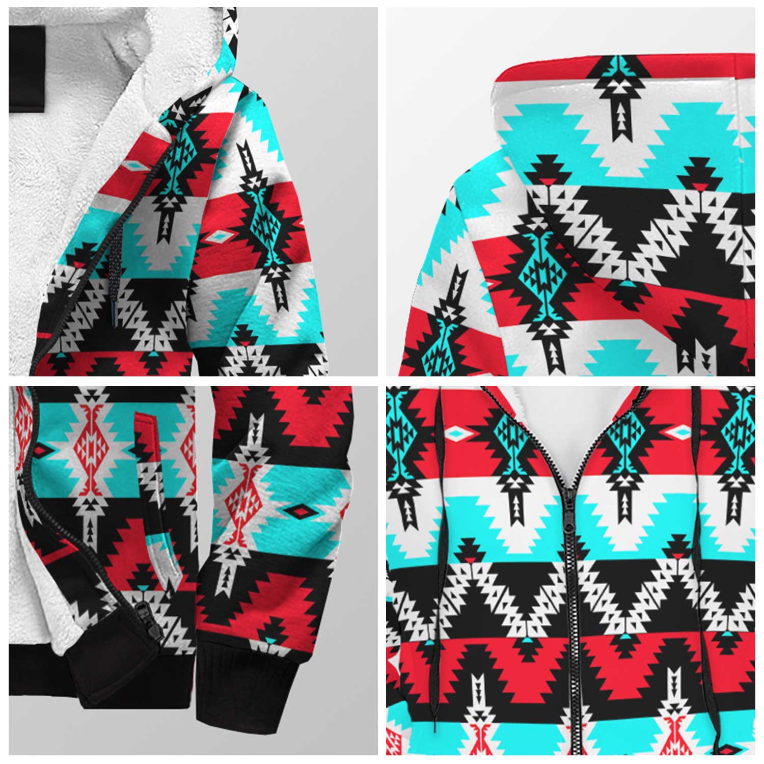 Two Spirit Dance Sherpa Hoodie 49 Dzine 