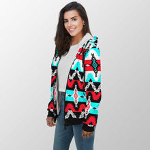 Load image into Gallery viewer, Two Spirit Dance Sherpa Hoodie 49 Dzine 
