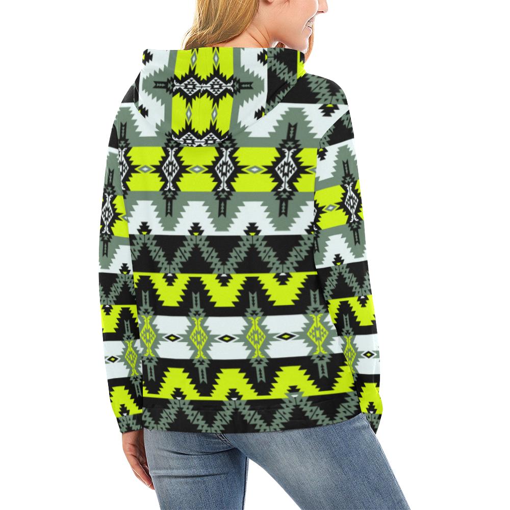 Two Spirit Medicine All Over Print Hoodie for Women (USA Size) (Model H13) All Over Print Hoodie for Women (H13) e-joyer 