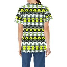 Load image into Gallery viewer, Two Spirit Medicine All Over Print Scrub Top Scrub Top e-joyer 
