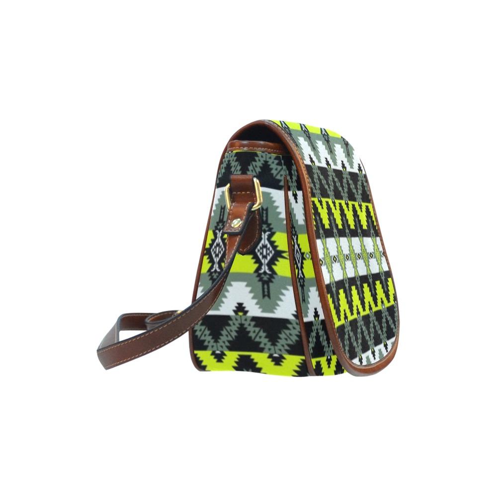 Two Spirit Medicine Saddle Bag/Small (Model 1649) Full Customization bag e-joyer 