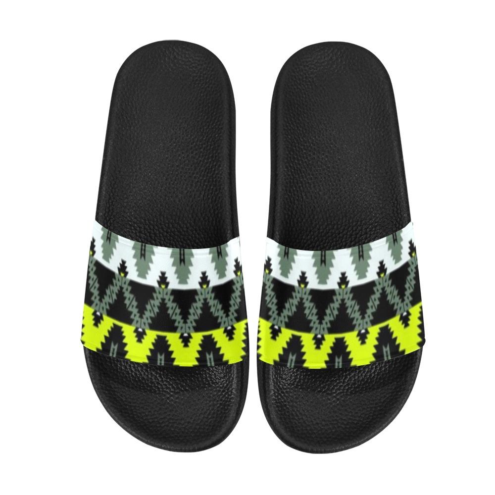 Two Spirit Medicine Women's Slide Sandals (Model 057) Women's Slide Sandals (057) e-joyer 