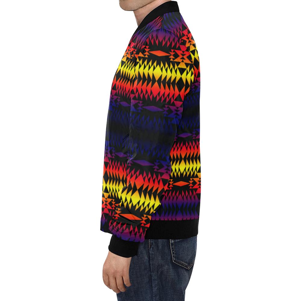 Two Worlds Apart All Over Print Bomber Jacket for Men (Model H19) All Over Print Bomber Jacket for Men (H19) e-joyer 