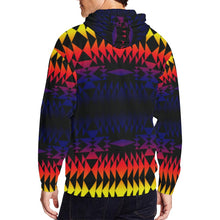 Load image into Gallery viewer, Two Worlds Apart All Over Print Full Zip Hoodie for Men (Model H14) All Over Print Full Zip Hoodie for Men (H14) e-joyer 
