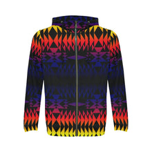 Load image into Gallery viewer, Two Worlds Apart All Over Print Full Zip Hoodie for Men (Model H14) All Over Print Full Zip Hoodie for Men (H14) e-joyer 
