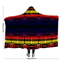 Load image into Gallery viewer, Two Worlds Apart Hooded Blanket 49 Dzine 
