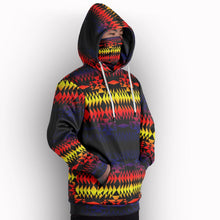 Load image into Gallery viewer, Two Worlds Apart Hoodie with Face Cover 49 Dzine 
