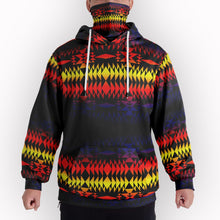 Load image into Gallery viewer, Two Worlds Apart Hoodie with Face Cover 49 Dzine 
