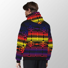 Load image into Gallery viewer, Two Worlds Apart Sherpa Hoodie 49 Dzine 
