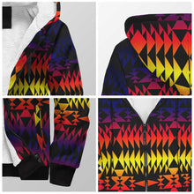 Load image into Gallery viewer, Two Worlds Apart Sherpa Hoodie 49 Dzine 
