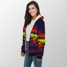 Load image into Gallery viewer, Two Worlds Apart Sherpa Hoodie 49 Dzine 
