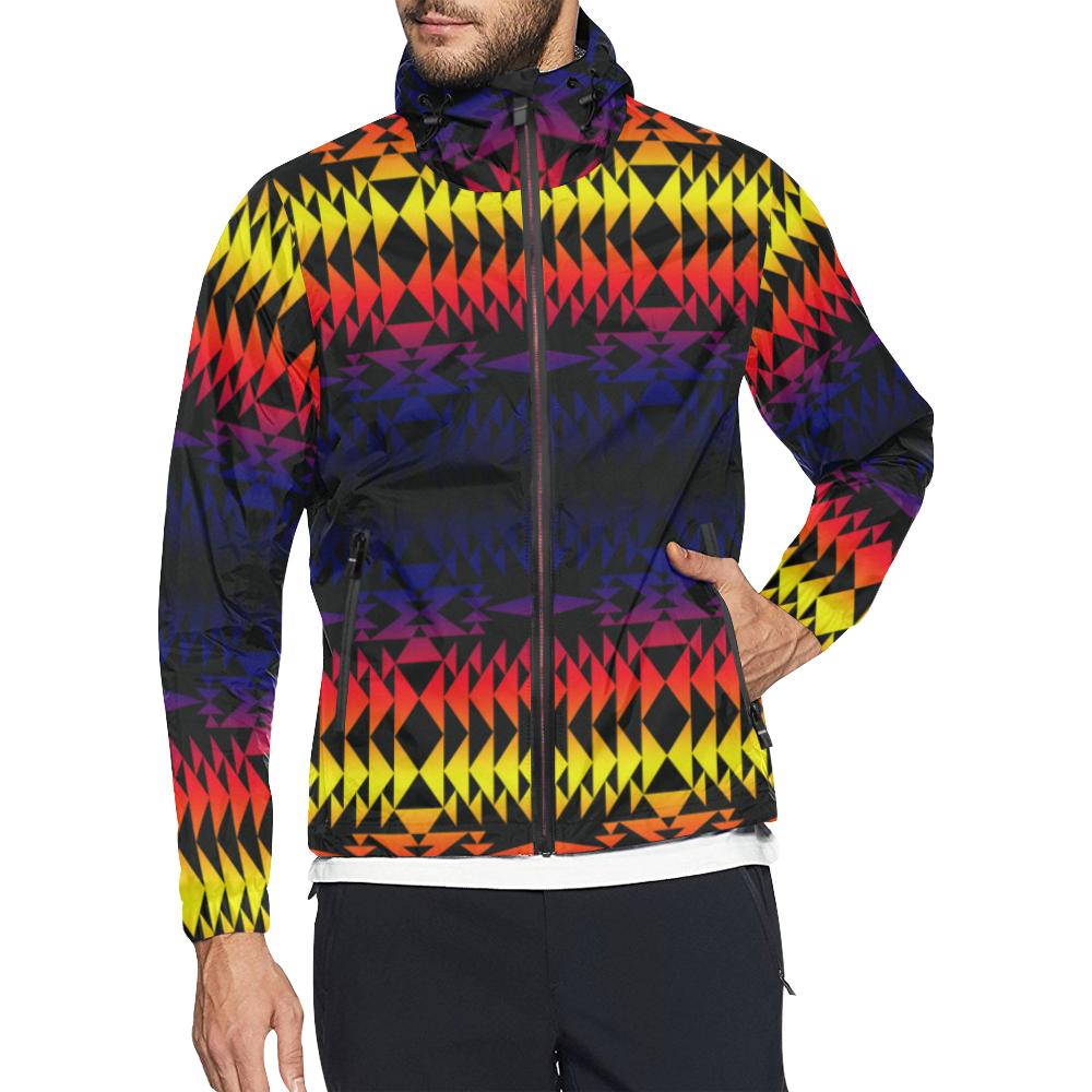 Two Worlds Apart Unisex All Over Print Windbreaker (Model H23) All Over Print Windbreaker for Men (H23) e-joyer 