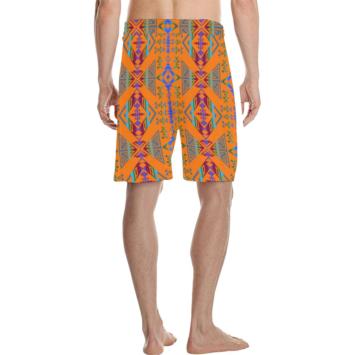 Upstream Expedition After Dawn Men's All Over Print Casual Shorts (Model L23) Men's Casual Shorts (L23) e-joyer 