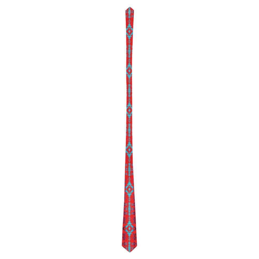 Upstream Expedition Before Dark Classic Necktie (Two Sides) Classic Necktie e-joyer 