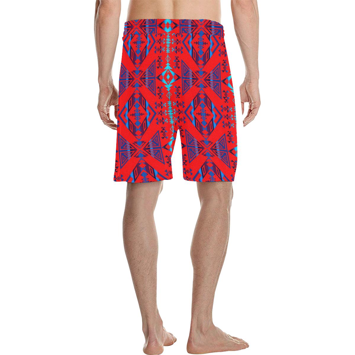 Upstream Expedition Before Dark Men's All Over Print Casual Shorts (Model L23) Men's Casual Shorts (L23) e-joyer 