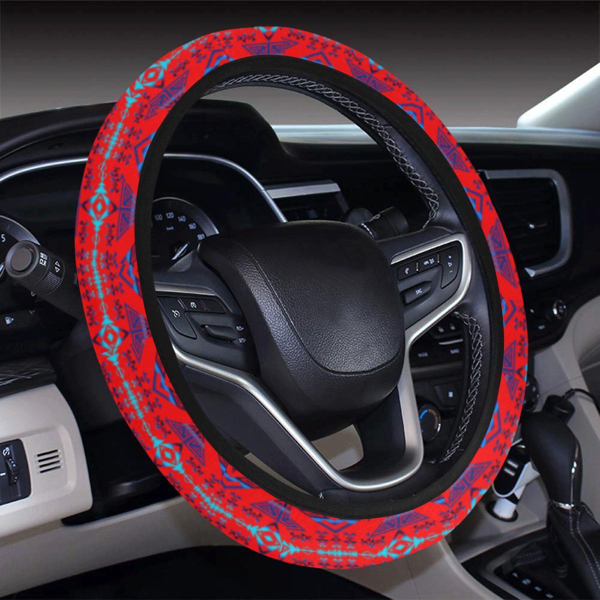 Upstream Expedition Before Dark Steering Wheel Cover with Elastic Edge Steering Wheel Cover with Elastic Edge e-joyer 