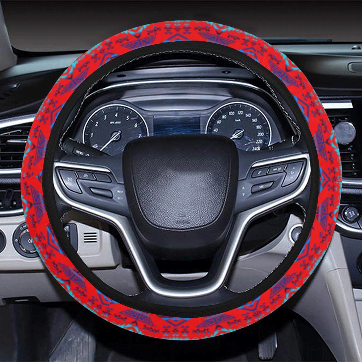 Upstream Expedition Before Dark Steering Wheel Cover with Elastic Edge Steering Wheel Cover with Elastic Edge e-joyer 