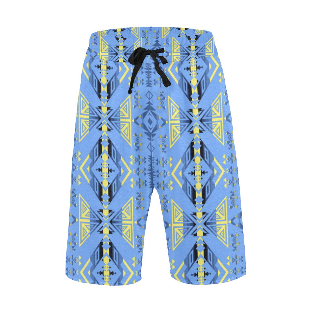 Upstream Expedition Blue Ridge Men's All Over Print Casual Shorts (Model L23) Men's Casual Shorts (L23) e-joyer 