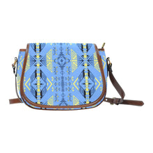 Load image into Gallery viewer, Upstream Expedition Blue Ridge Saddle Bag/Small (Model 1649) Full Customization Saddle Bag/Small (Full Customization) e-joyer 
